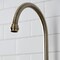 Kingston Brass Bridge Kitchen Faucet with Brass Sprayer, Antique Brass KS7793TXBS - alternate 4